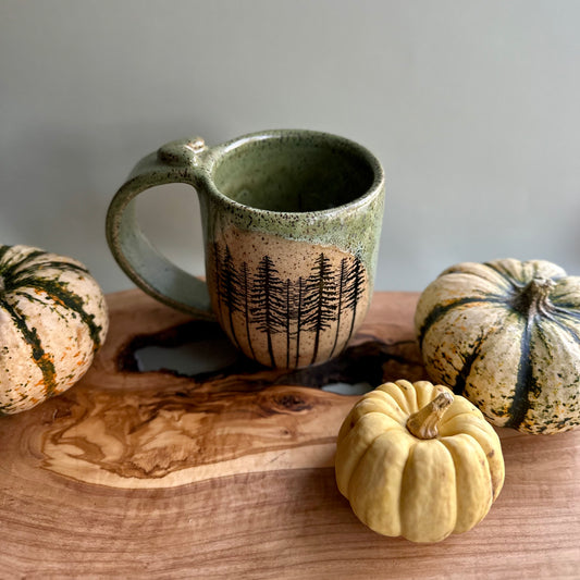 back to the trees heart mug • no. fourteen