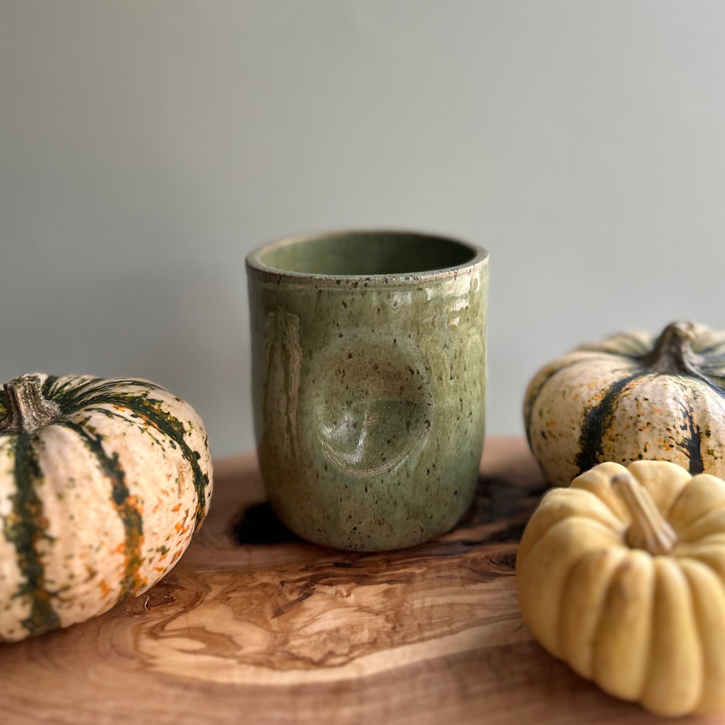 made with love tumbler • medium green