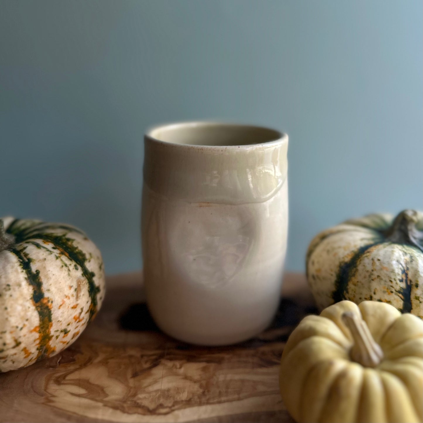 holiday edition tumbler • snowy white cardinals