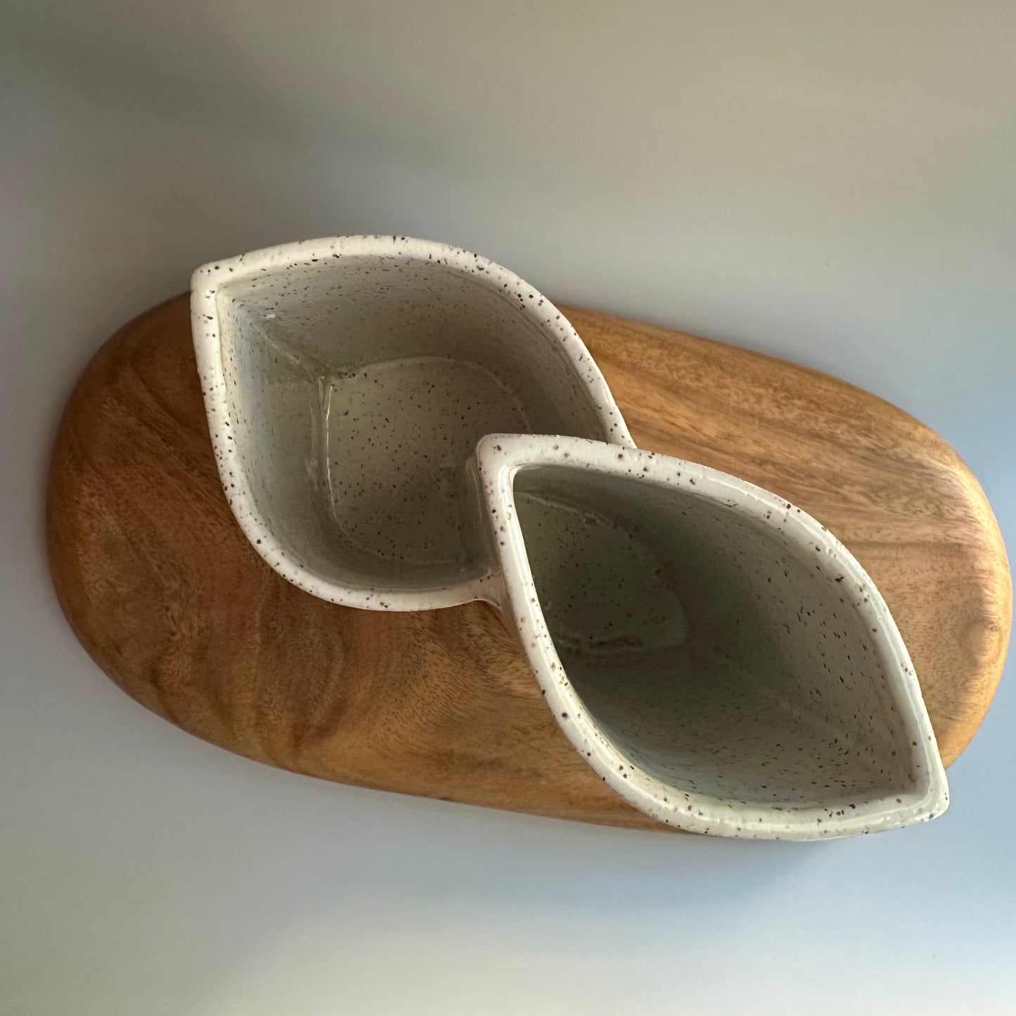 large hand-built double vase