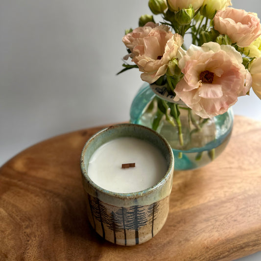 limited edition • treeline tumbler candle