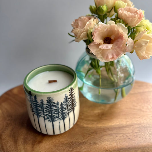 second • treeline tumbler candle