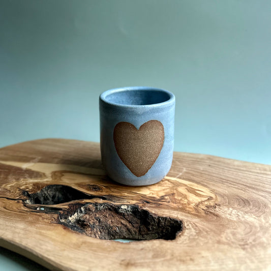 made with love tumbler • periwinkle