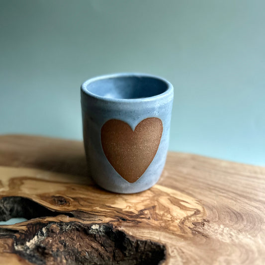 made with love tumbler • periwinkle