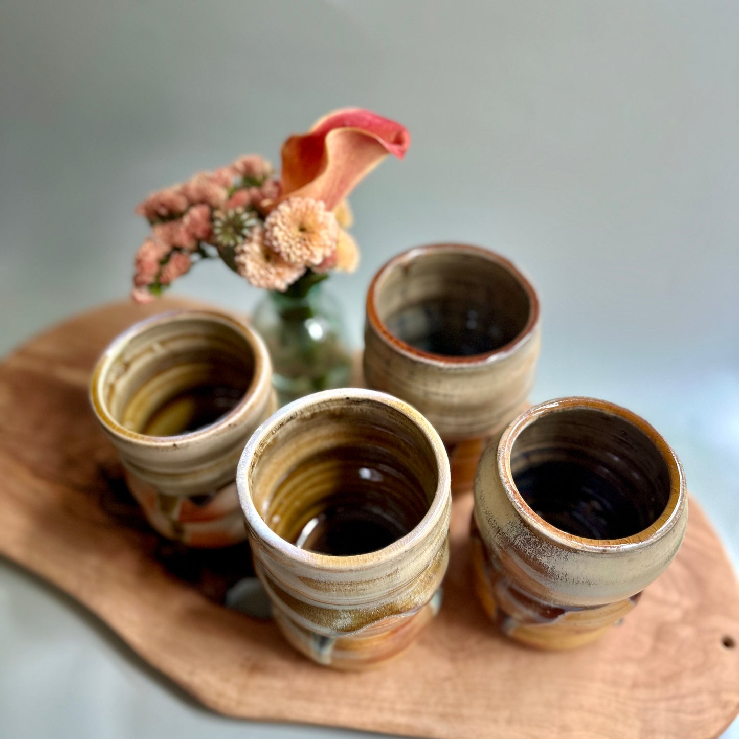 wood-fired • curvy tumbler no. 11