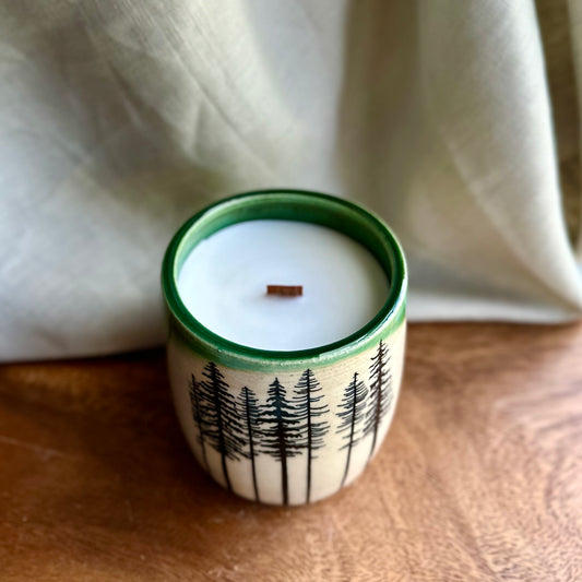 limited edition • treeline tumbler candle