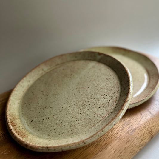 handmade serving plates • 7" set