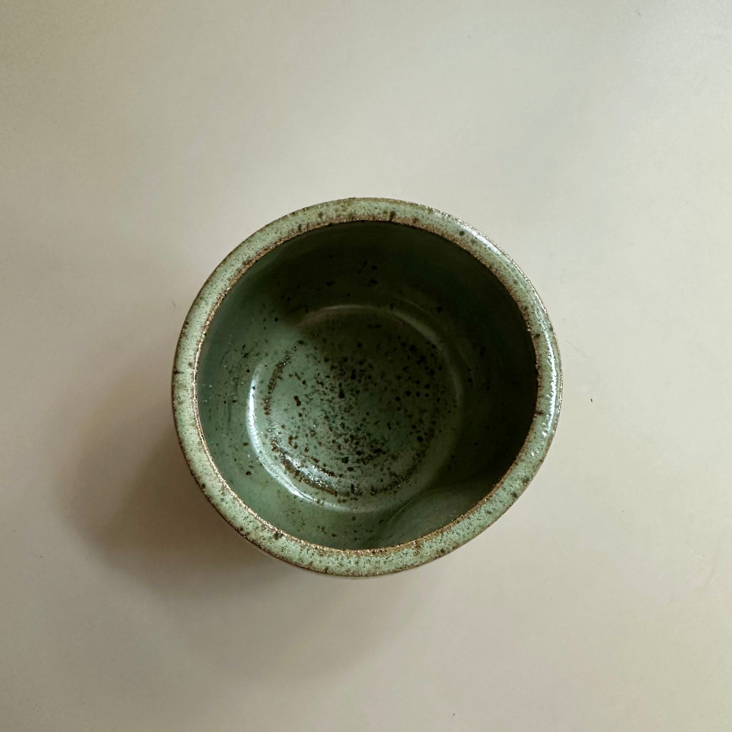 soda-fired indent tumbler • blue-ish