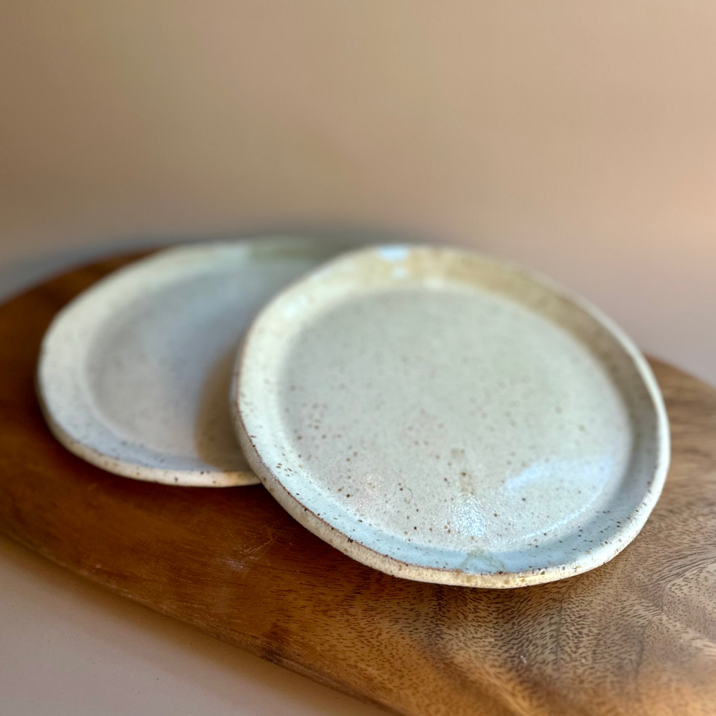 handmade serving plates • 7" set