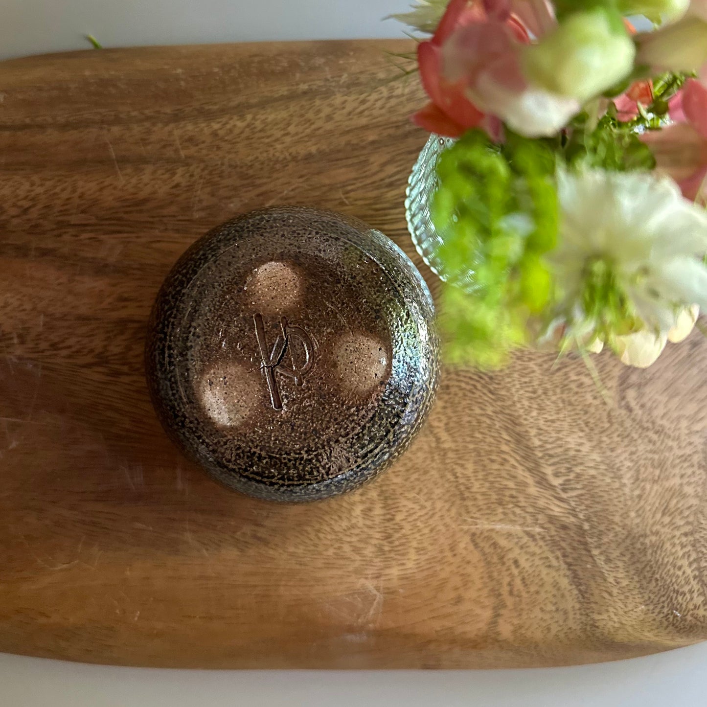 soda-fired cup • blue-ish