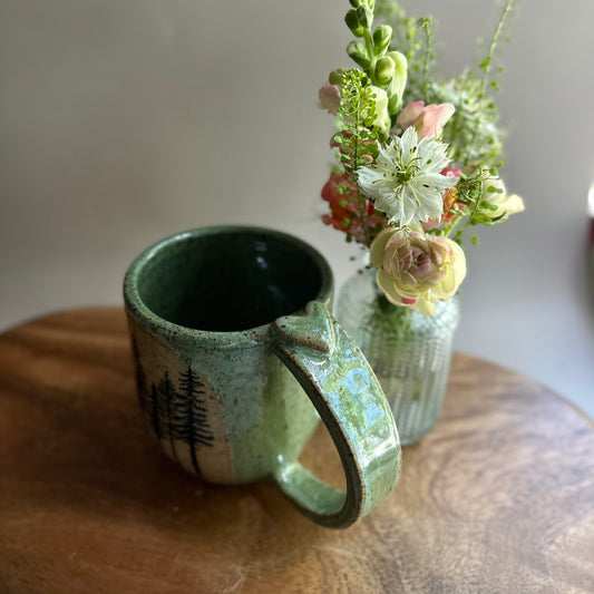 back to the trees heart mug • no. six
