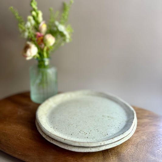 handmade serving plates • 7" set