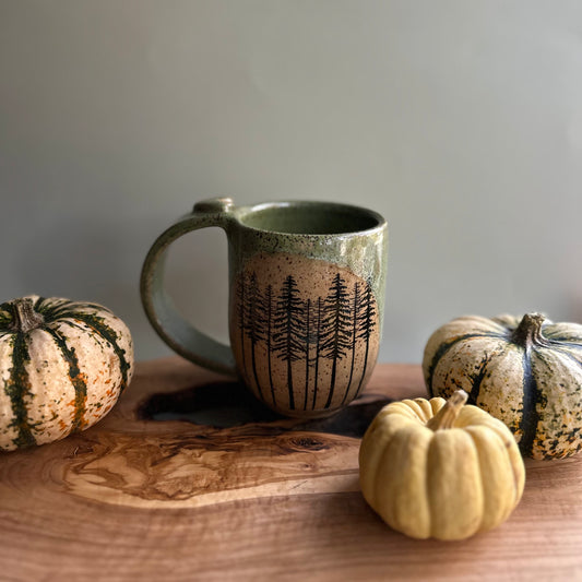 back to the trees heart mug • no. fourteen