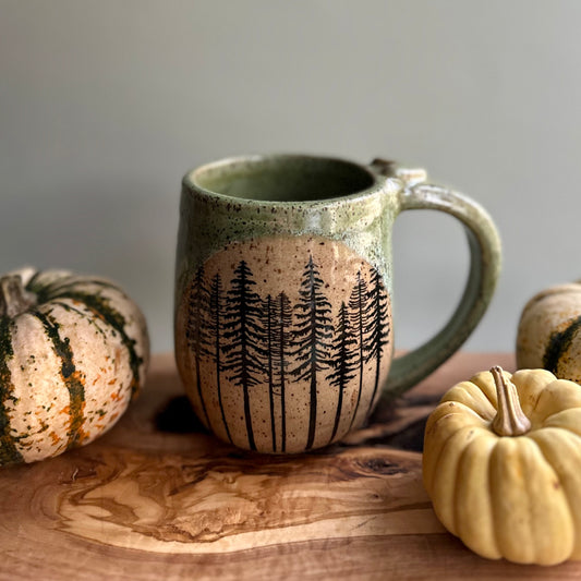back to the trees heart mug • no. sixteen