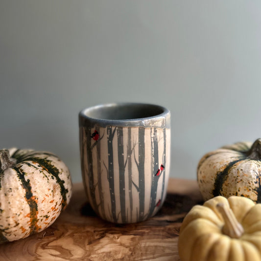 holiday edition tumbler • blue cardinals