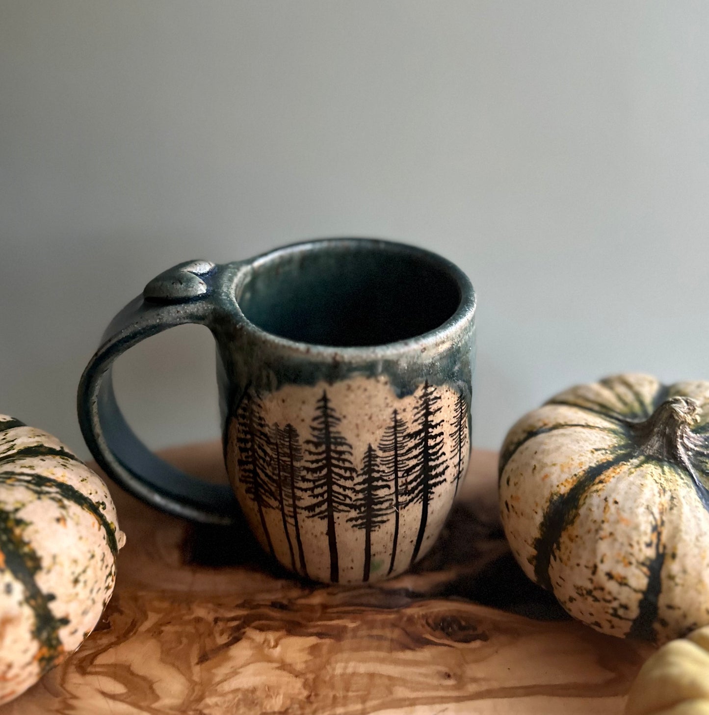 back to the trees heart mug • no. seventeen