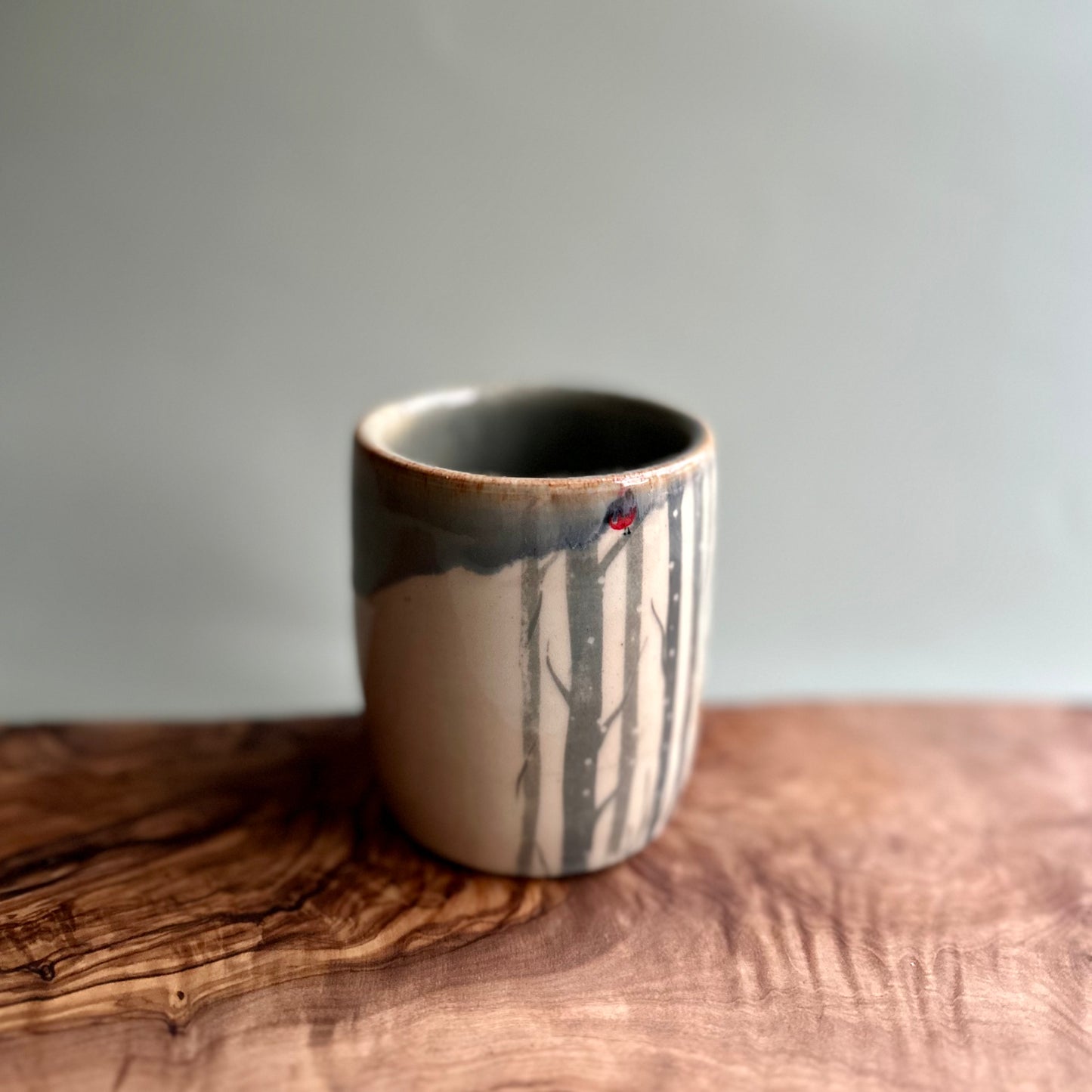 holiday edition tumbler • blue cardinals