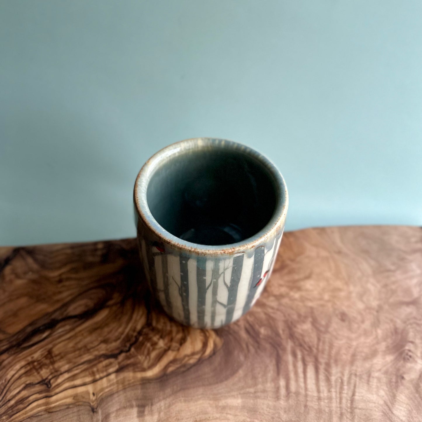 holiday edition tumbler • blue cardinals