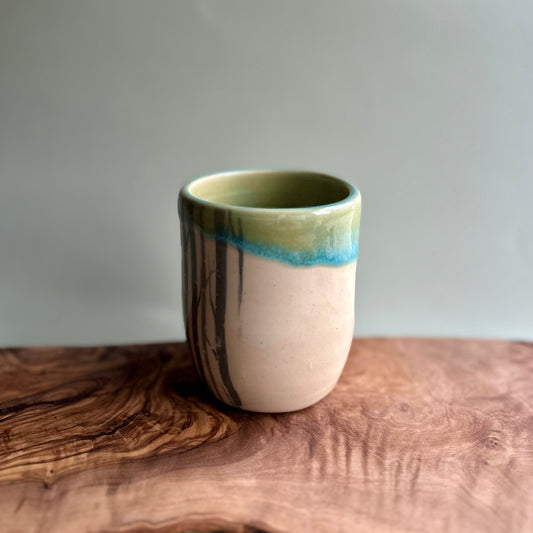 holiday edition tumbler • aqua cardinal