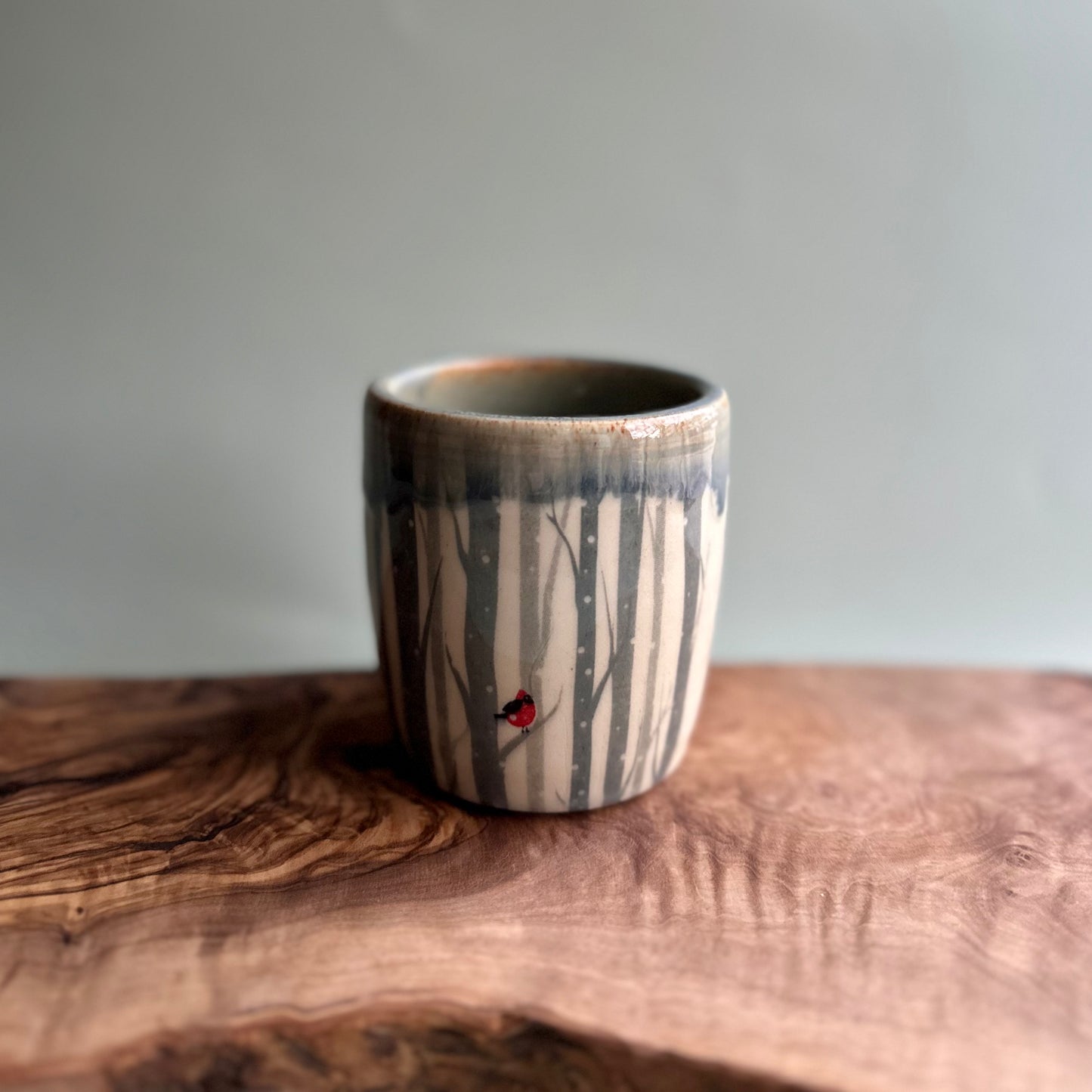 holiday edition tumbler • blue cardinal