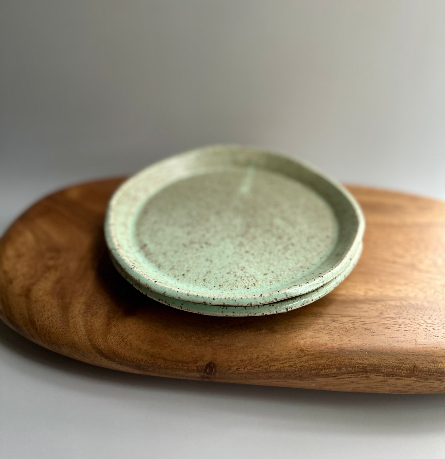 handmade serving plates • 7" set