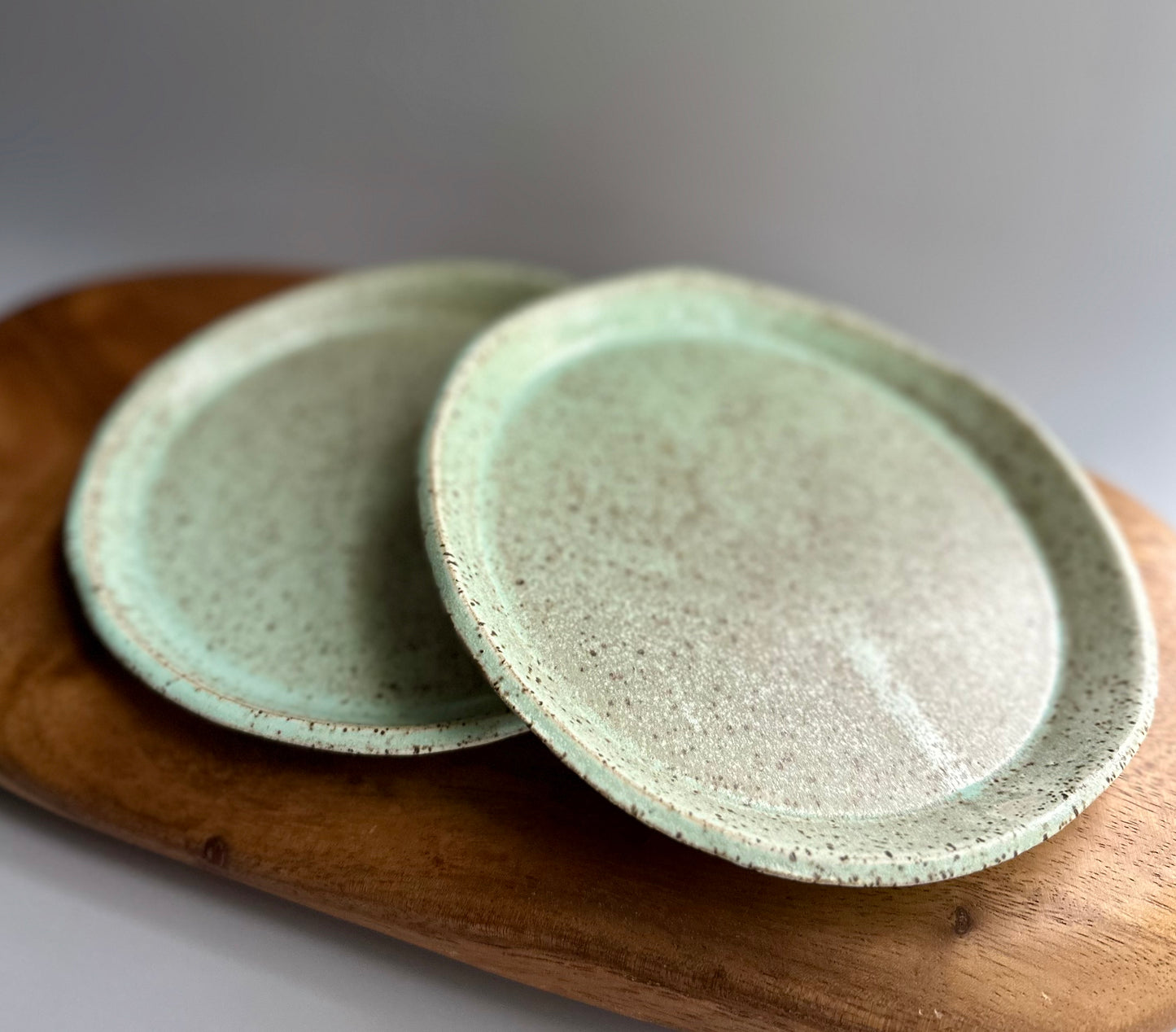 handmade serving plates • 7" set