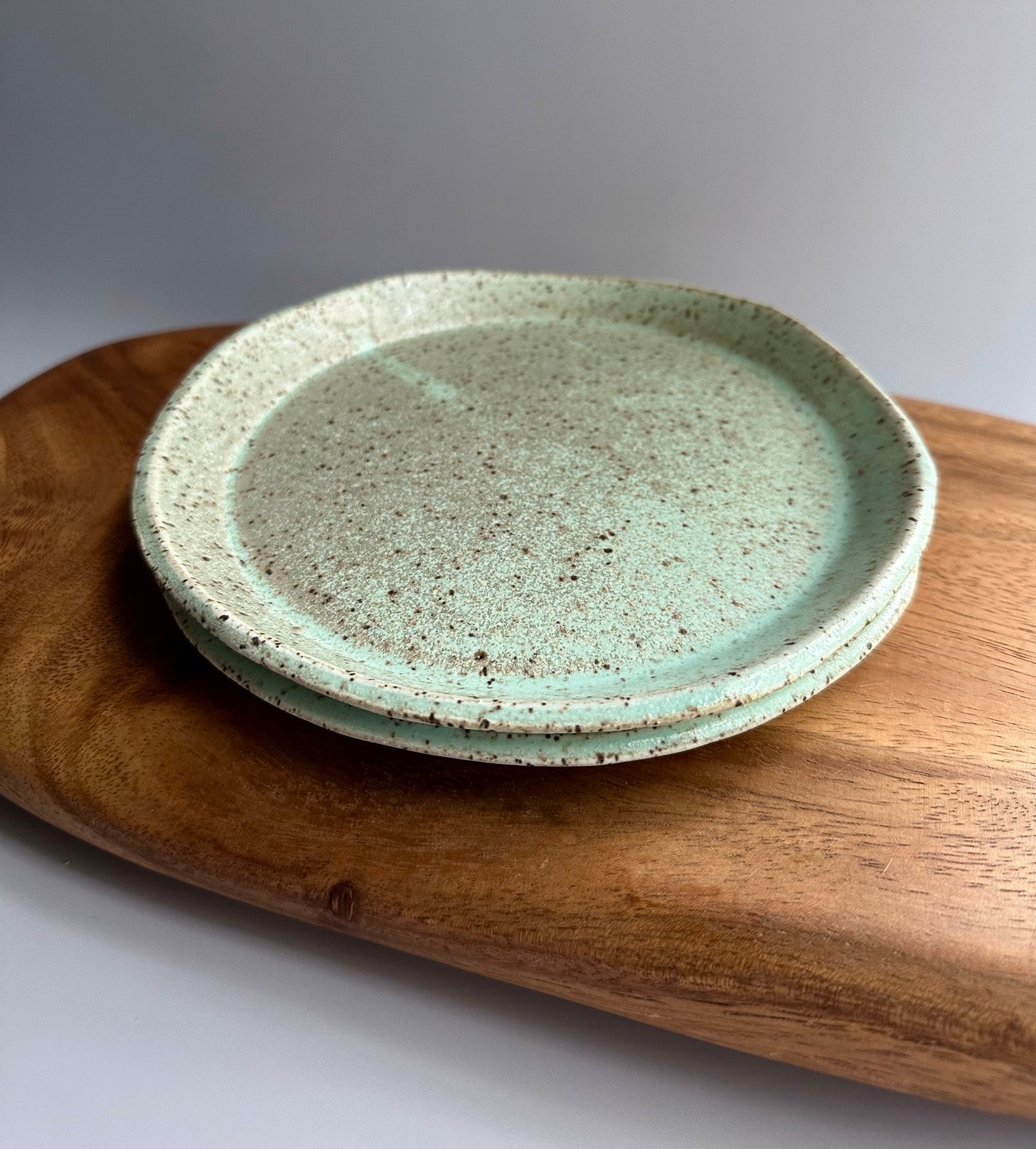 handmade serving plates • 7" set