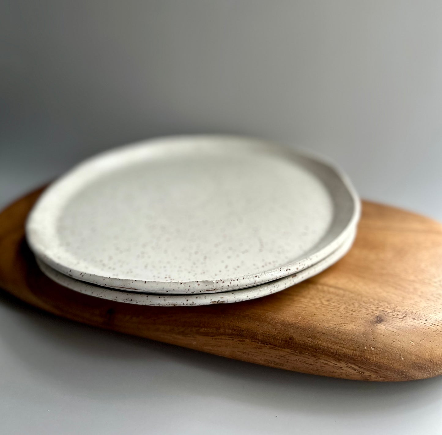 handmade serving plates • 9.5" set