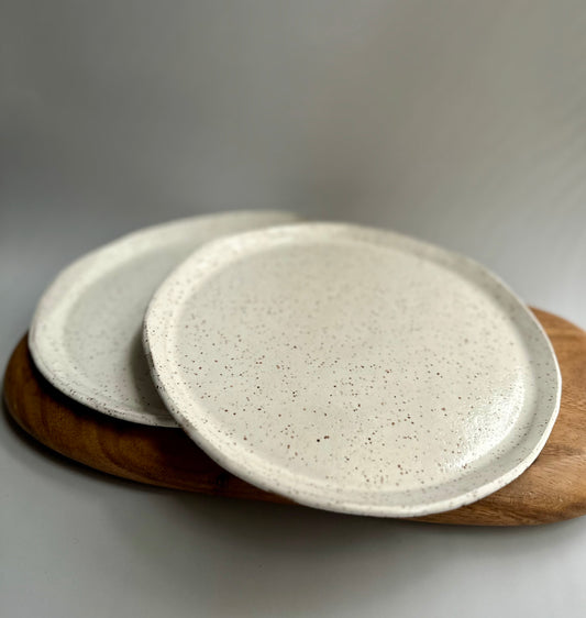 handmade serving plates • 9.5" set