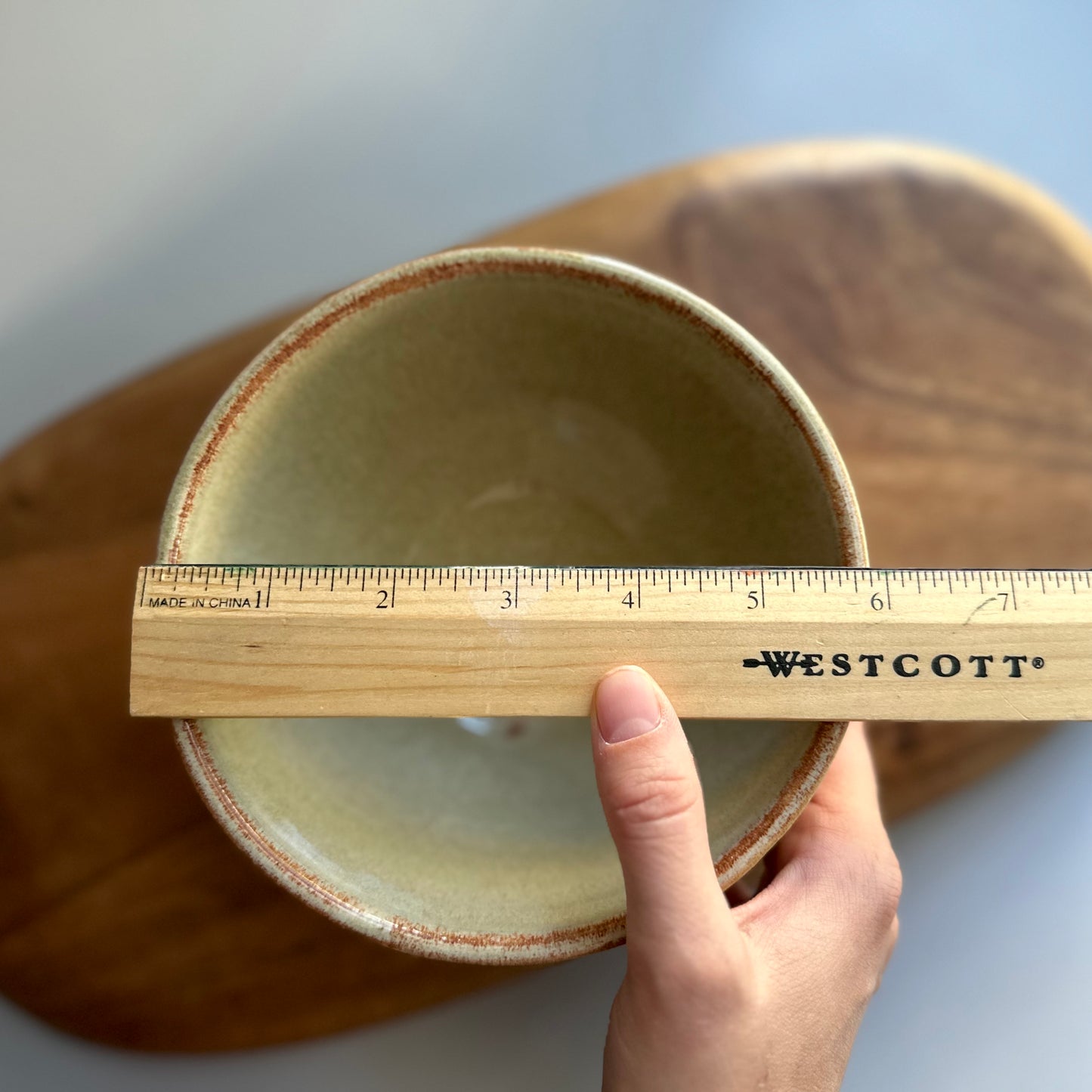 hand-carved Bowl • neutral