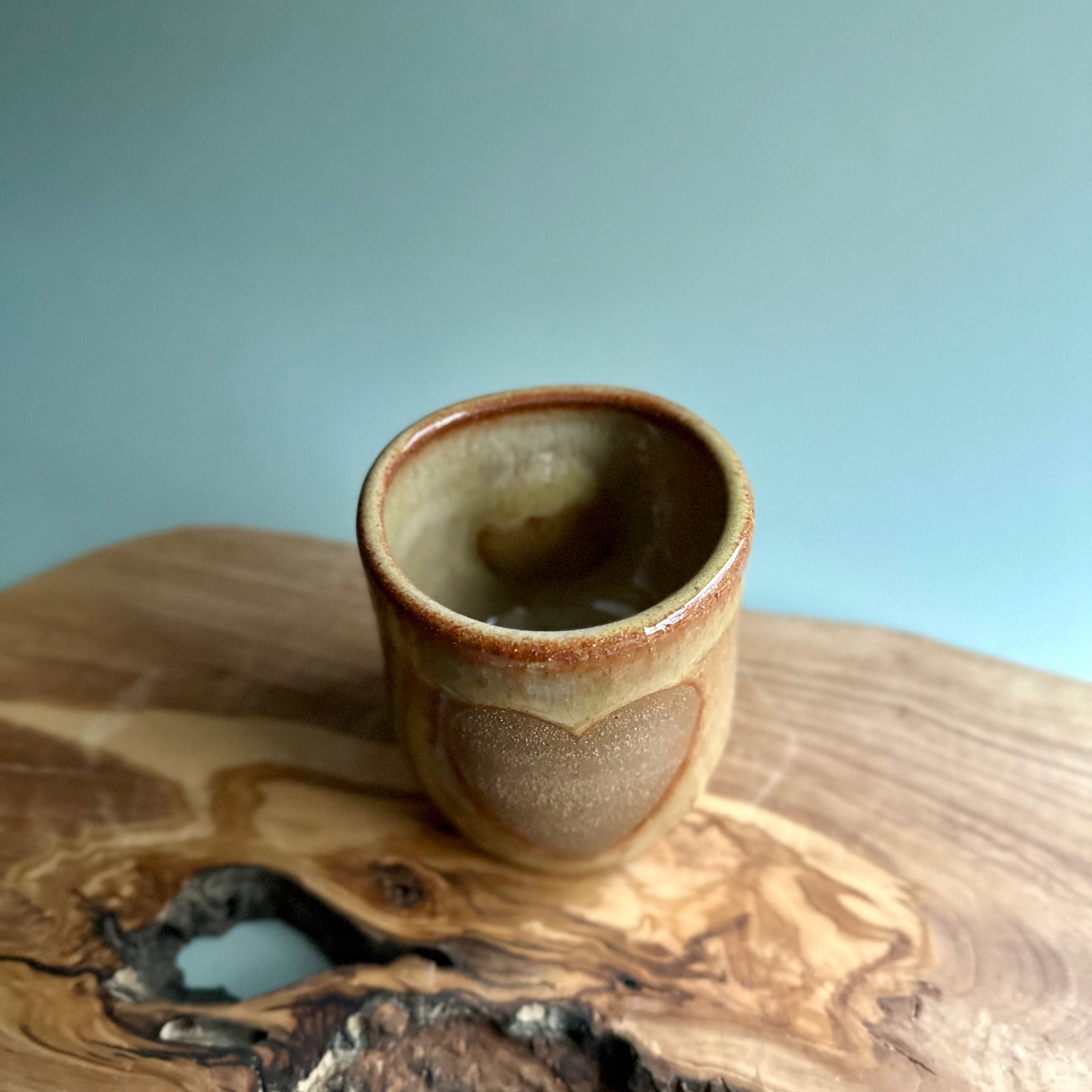 made with love tumbler • yellow