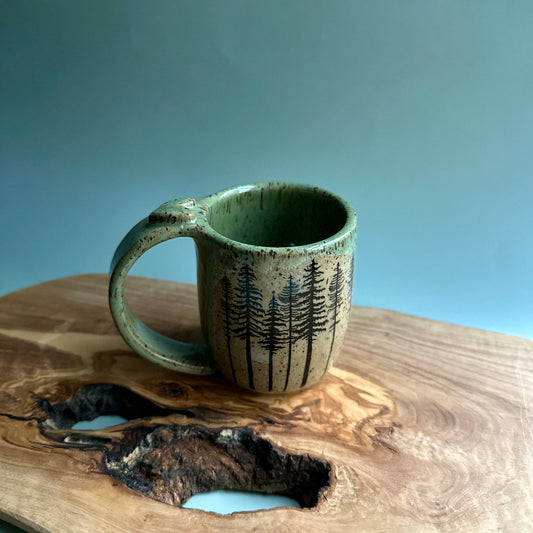back to the trees heart mug • no. thirty-two