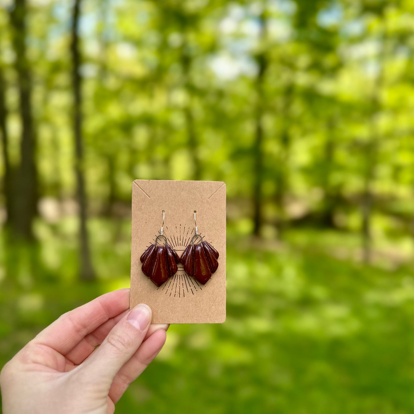 made with love • petal earrings