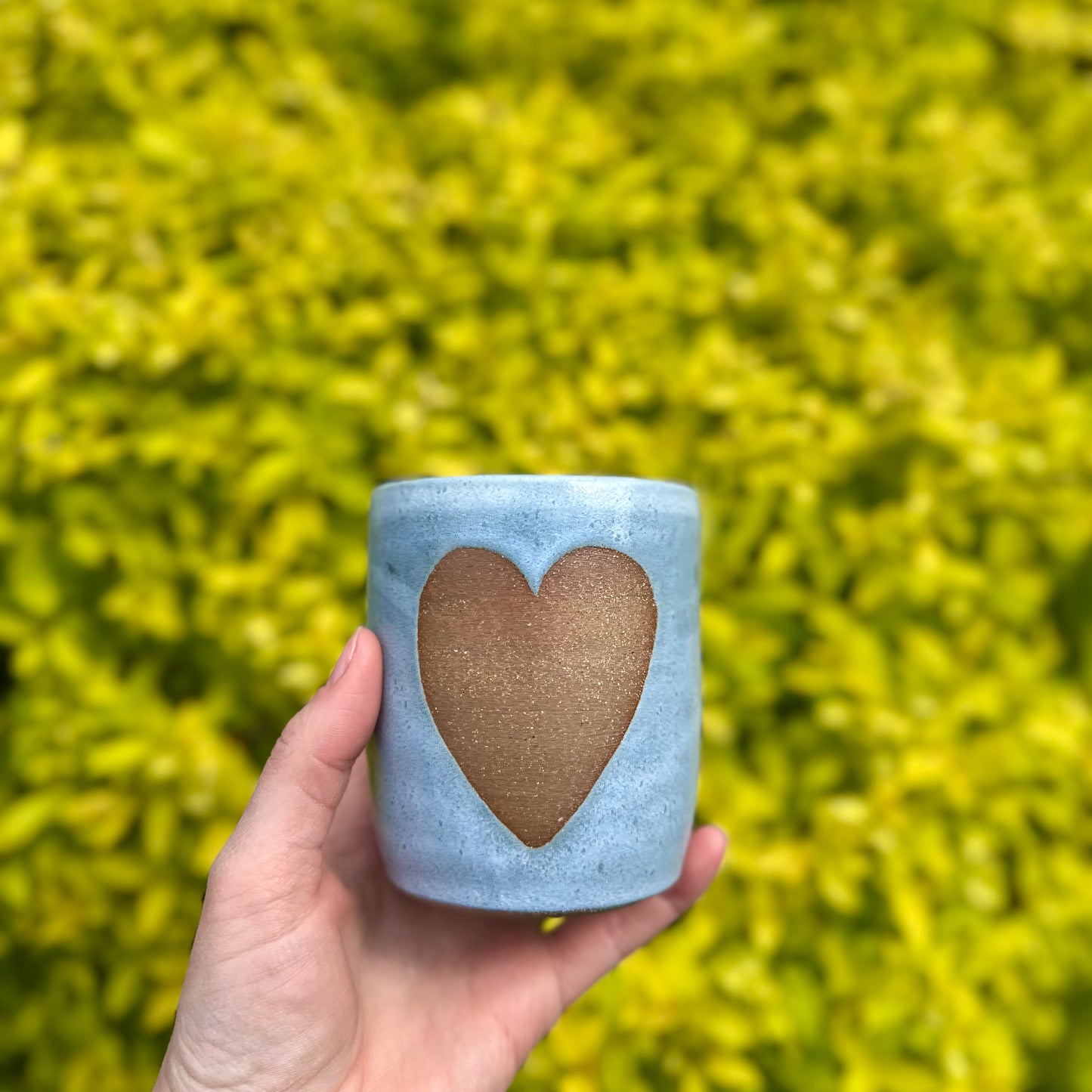 made with love tumbler • periwinkle