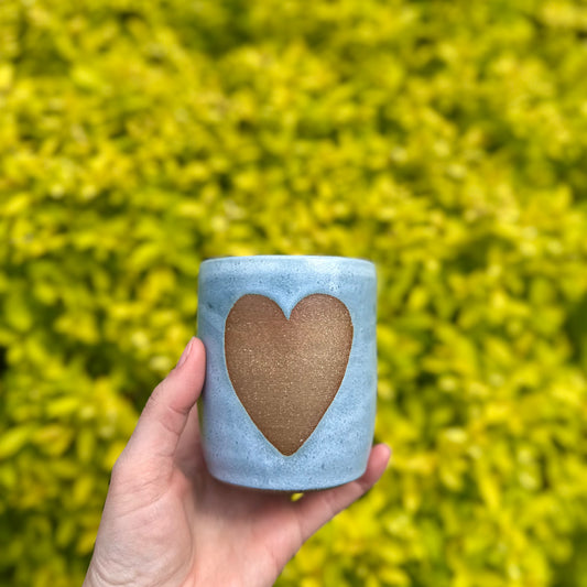 made with love tumbler • periwinkle