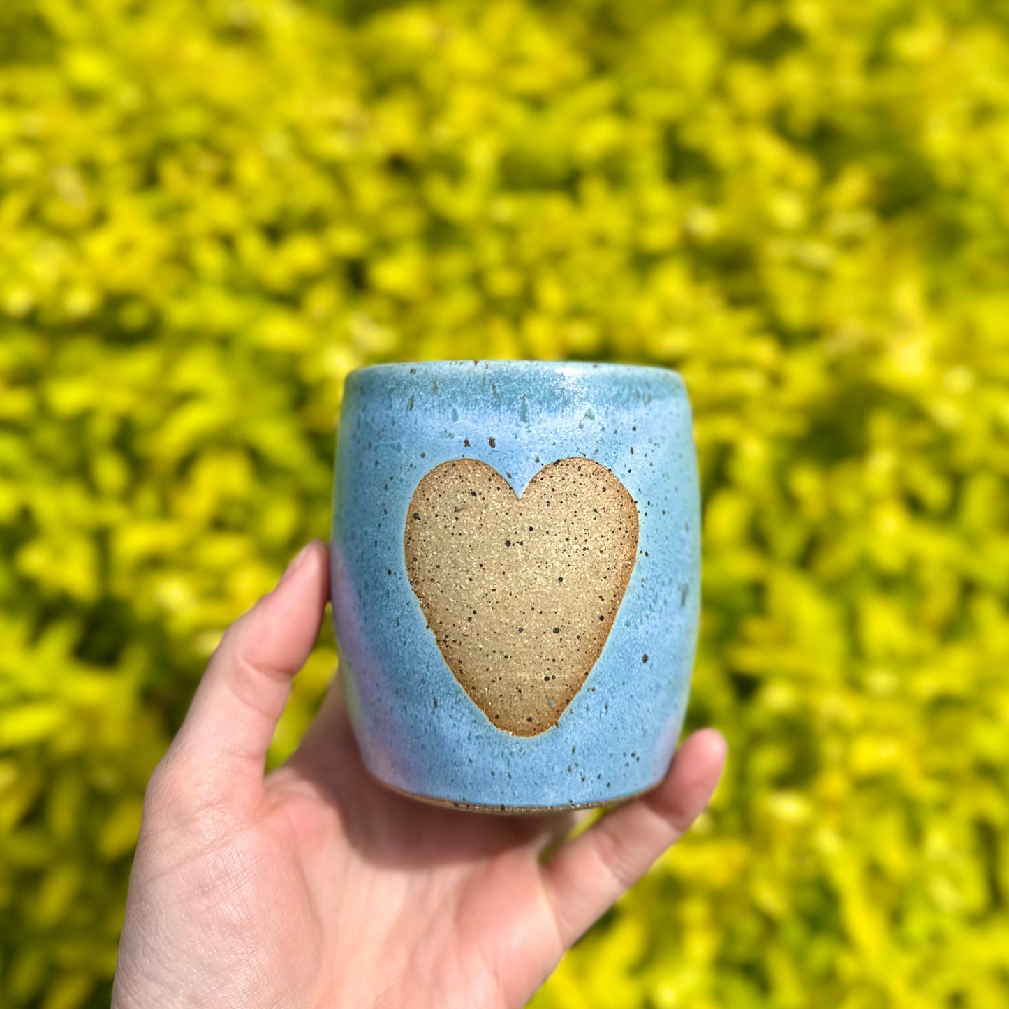 made with love tumbler • periwinkle