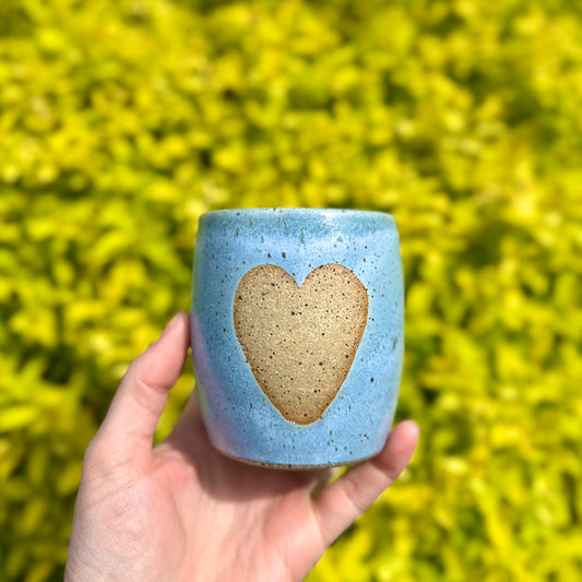 made with love tumbler • periwinkle