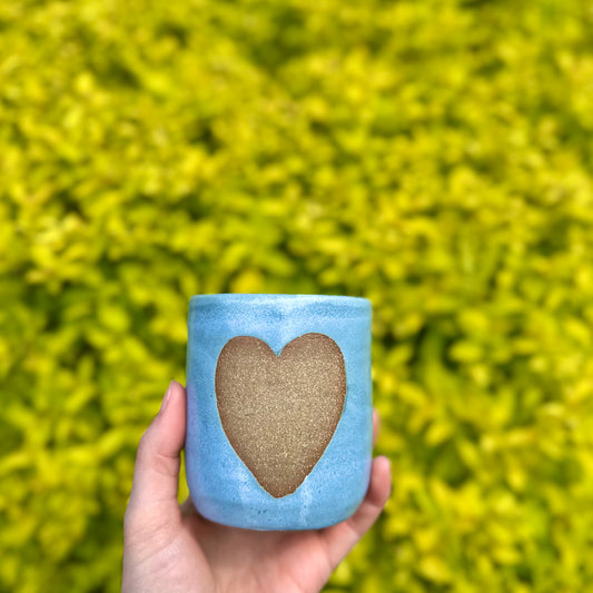 made with love tumbler • periwinkle