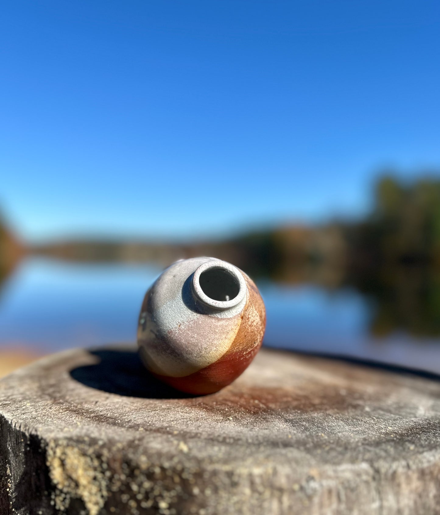 wood-fired • bud vase no. 4