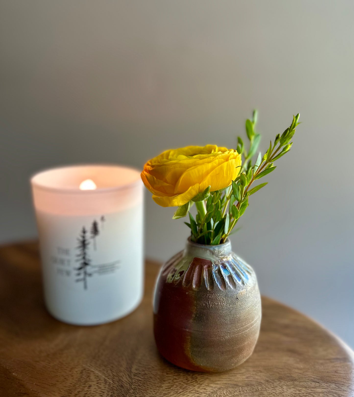 wood-fired • bud vase no. 5