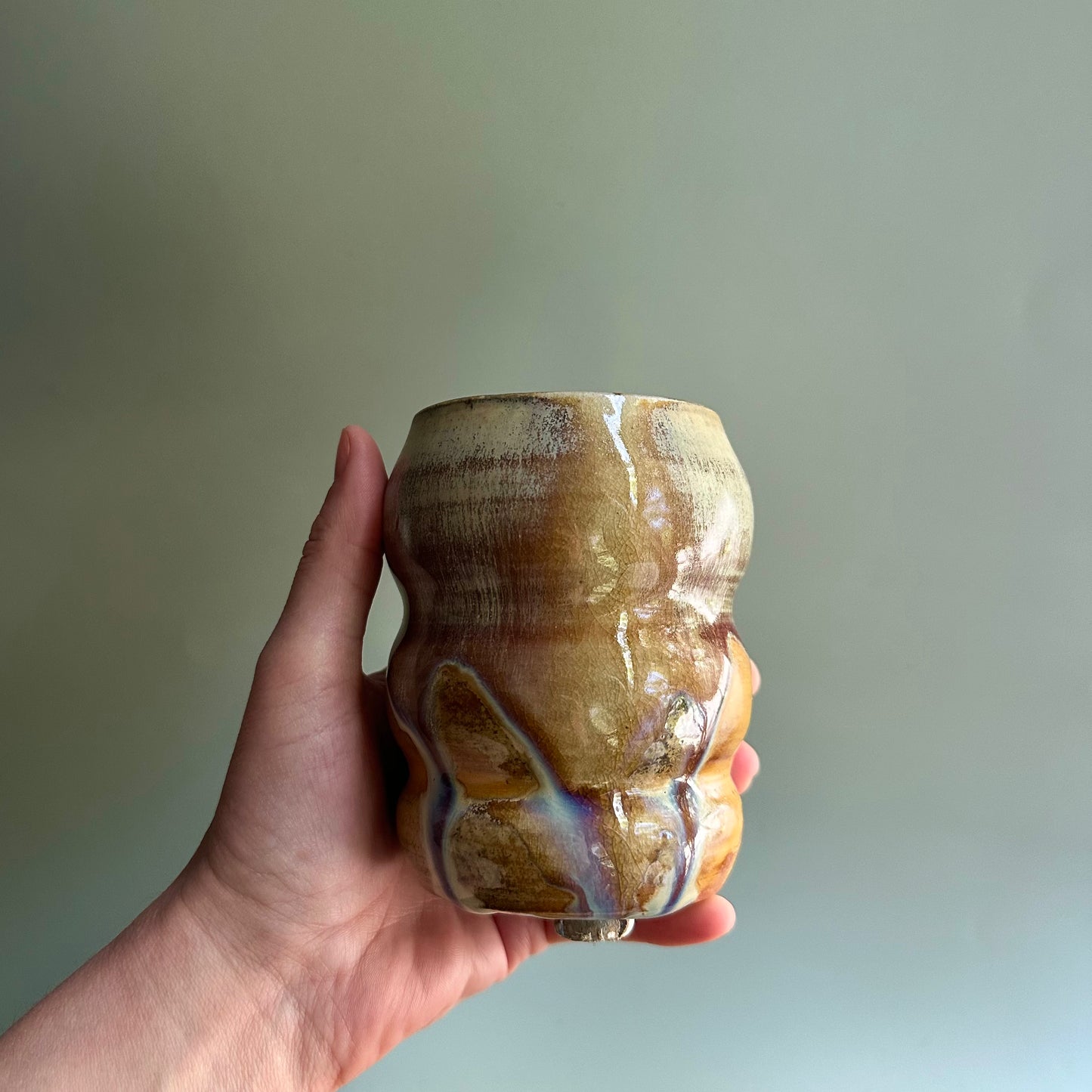 wood-fired • curvy tumbler no. 10