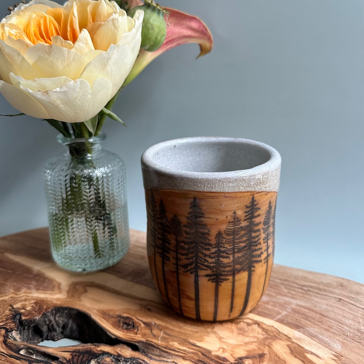 wood-fired • treeline tumbler no. 16