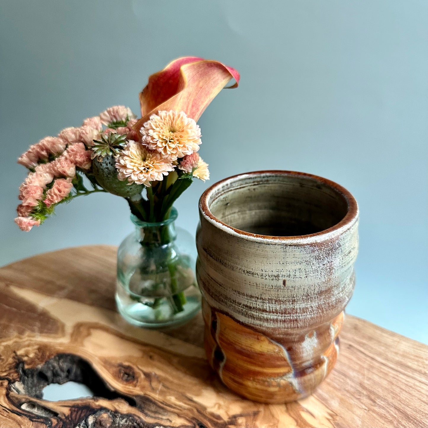 wood-fired • curvy tumbler no. 11