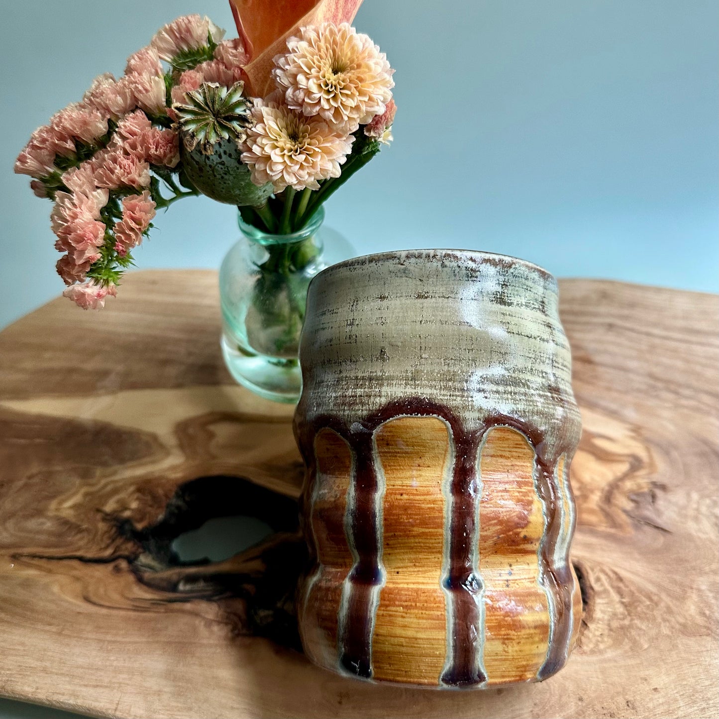 wood-fired • curvy tumbler no. 11