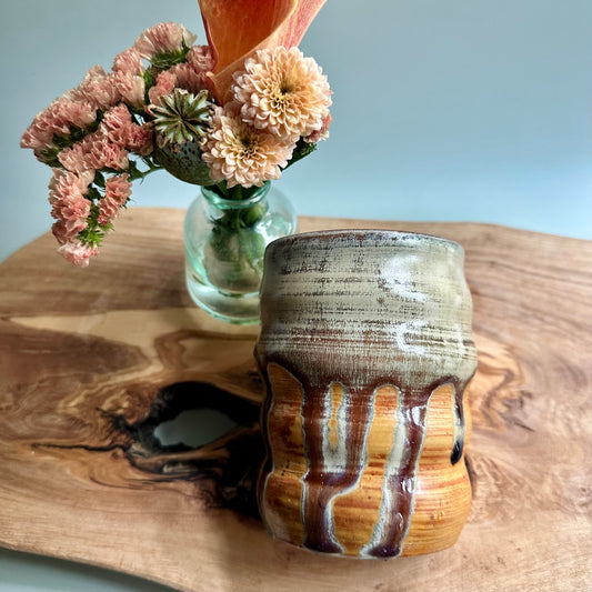 wood-fired • curvy tumbler no. 11