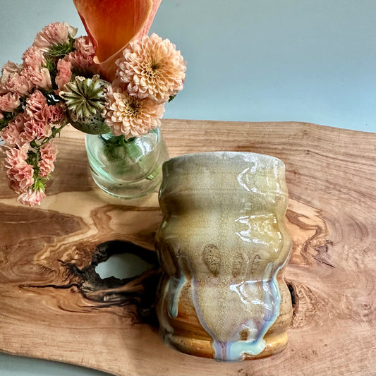 wood-fired • curvy tumbler no. 10
