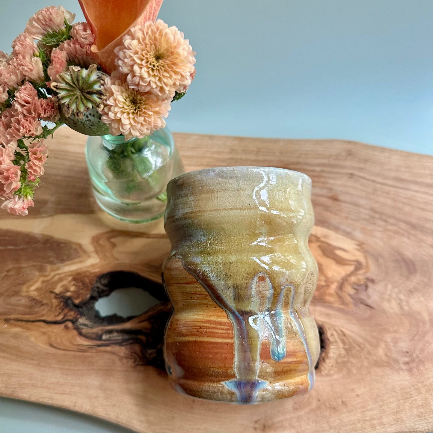 wood-fired • curvy tumbler no. 10