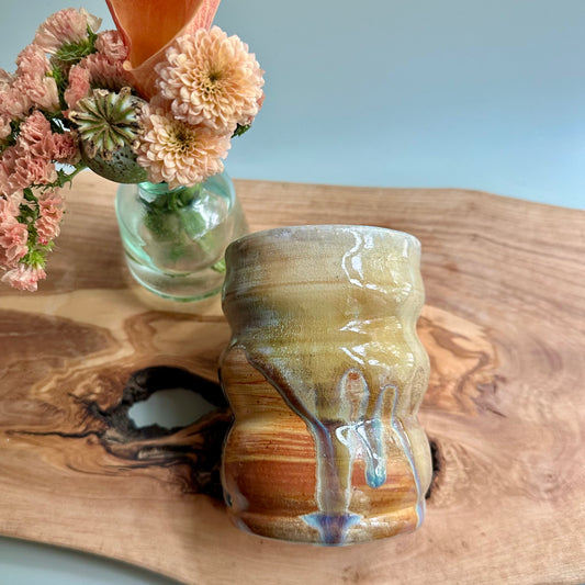wood-fired • curvy tumbler no. 10