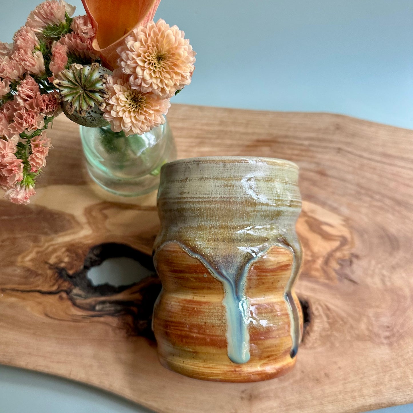 wood-fired • curvy tumbler no. 10