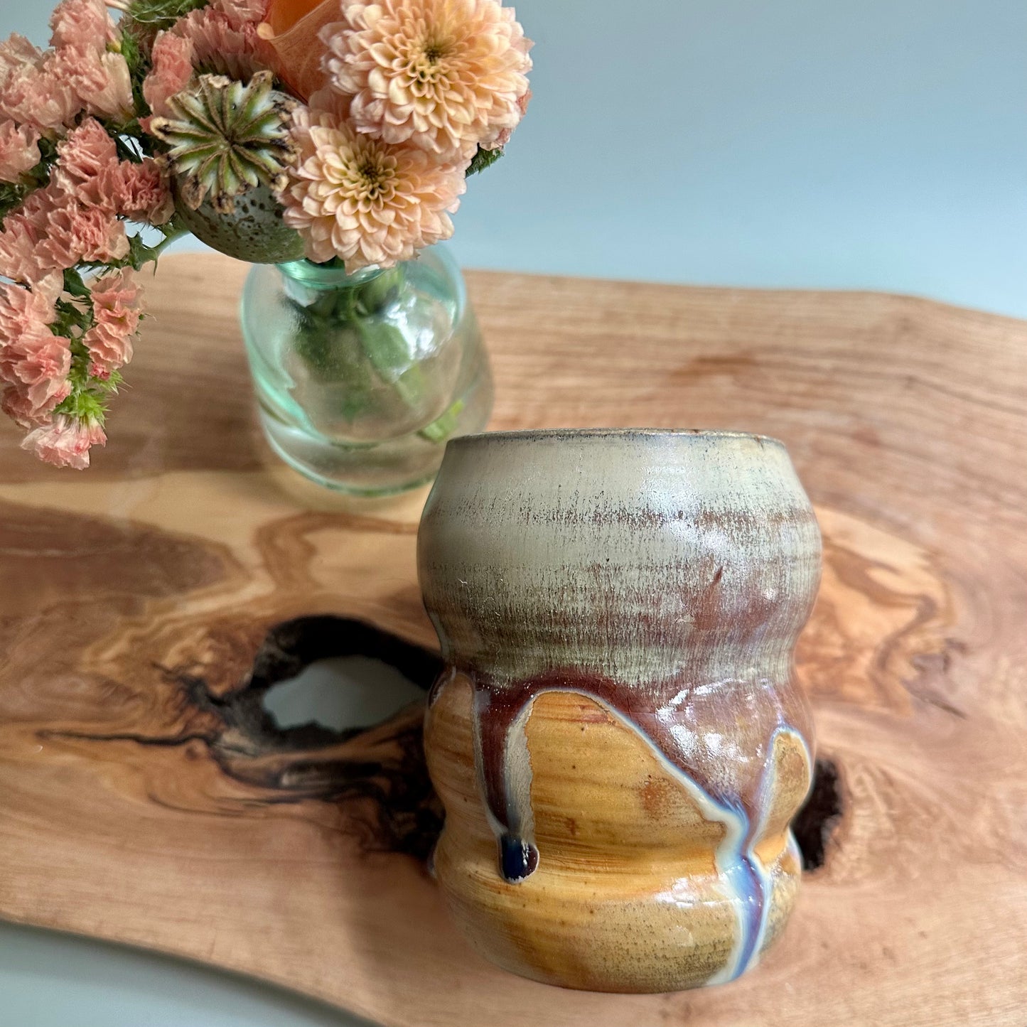 wood-fired • curvy tumbler no. 13
